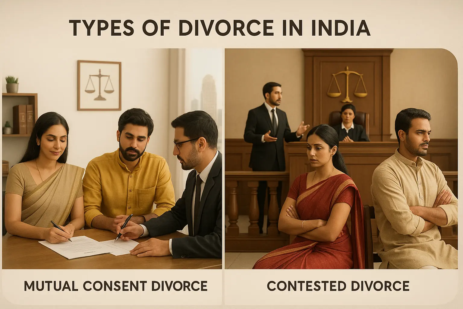Types of Divorce in India