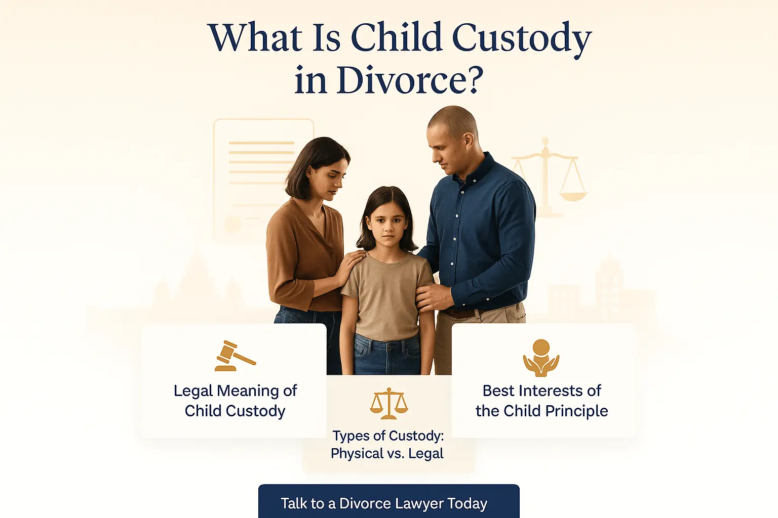 What is child custody in divorce – types of custody, legal rights of parents, and child welfare guidance in Bangalore 