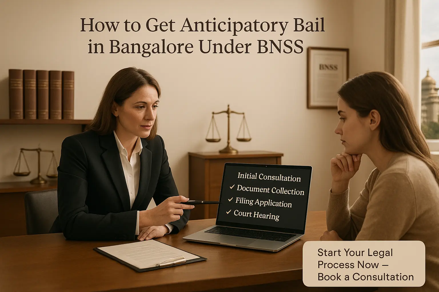 How to Get Anticipatory Bail in Bangalore under BNSS – Legal Consultation Process Checklist