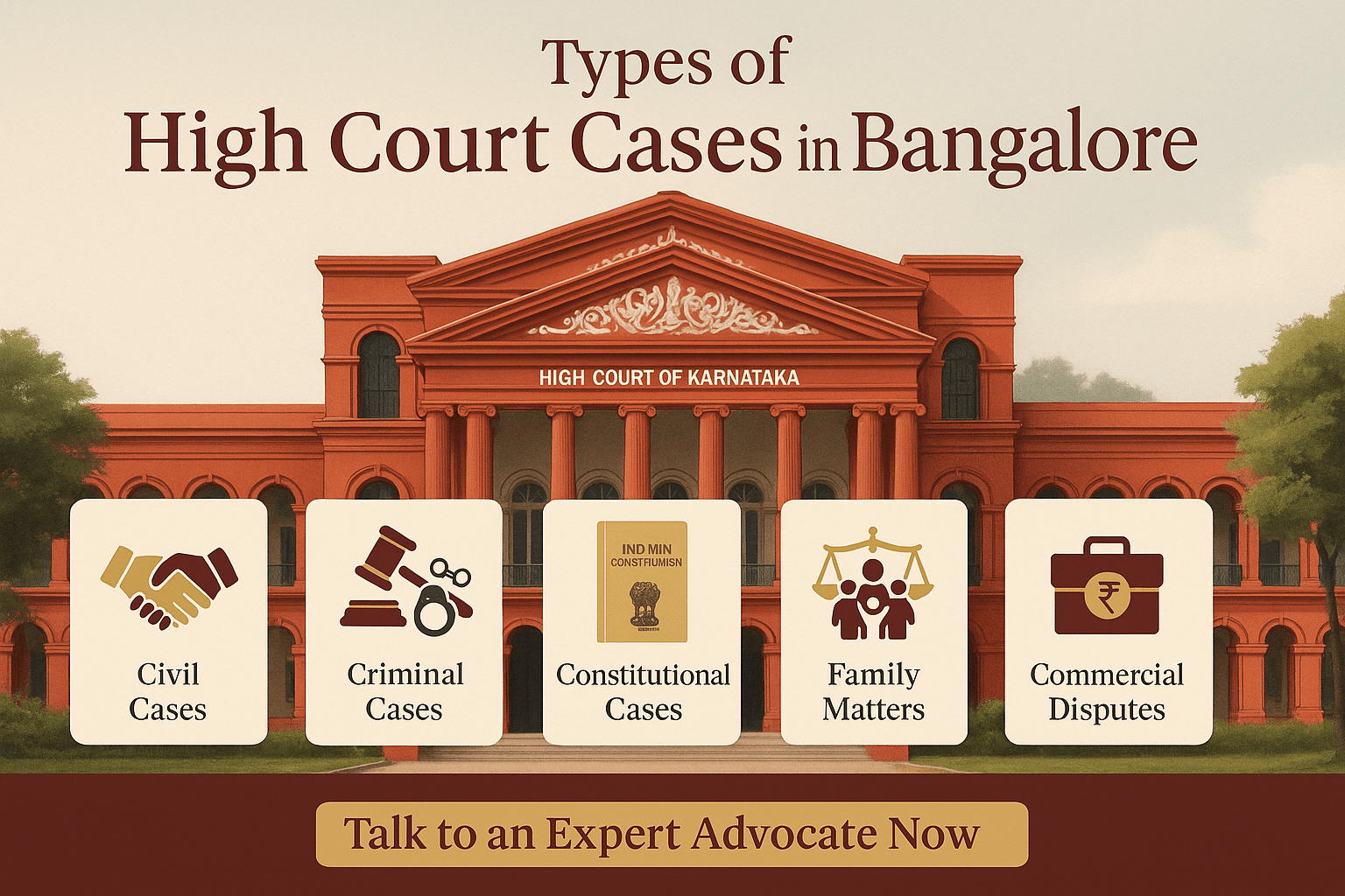 Types of High Court cases in Bangalore
