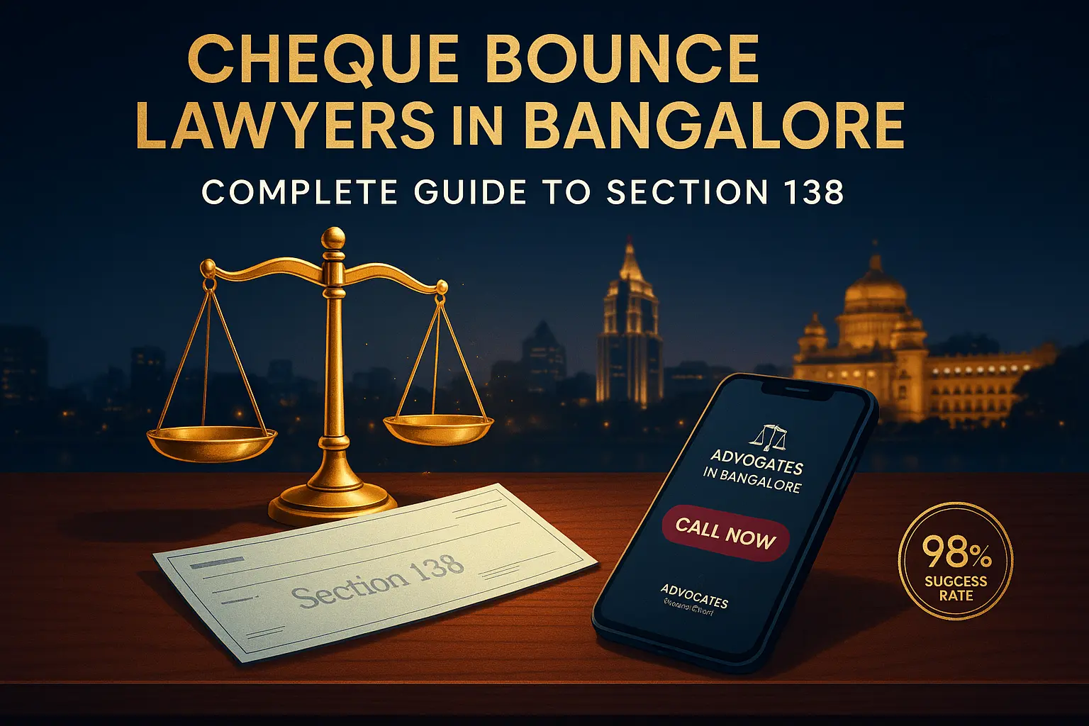 Cheque Bounce Lawyers in Bangalore