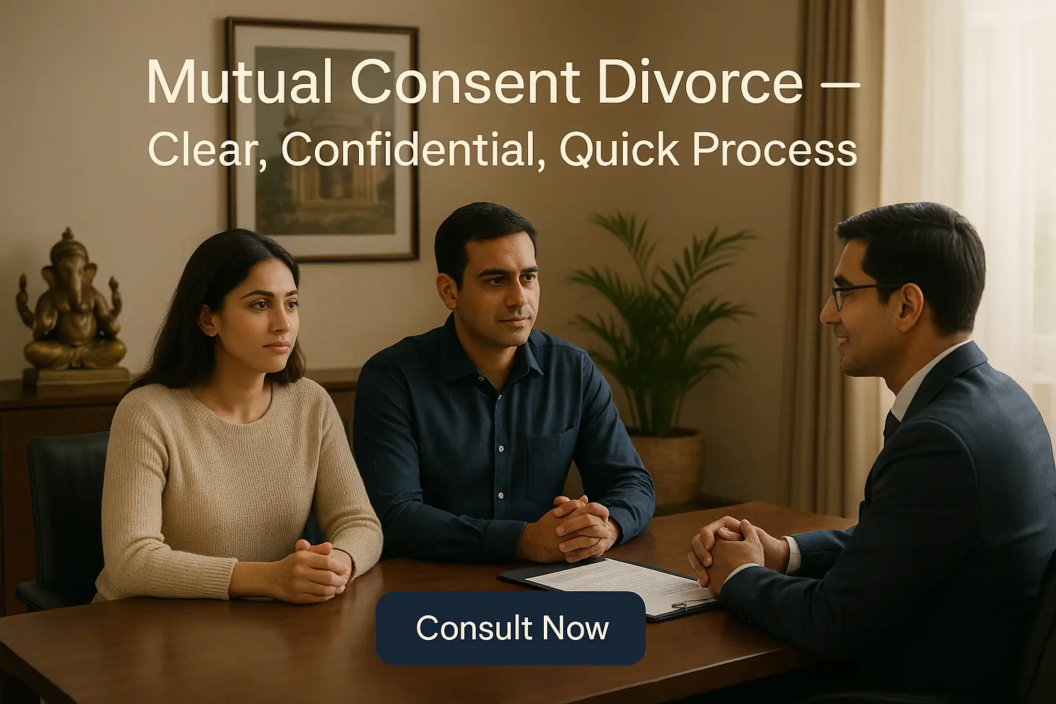 Mutual consent divorce lawyer consultation in Bangalore – professional couple-friendly legal process guidance with expert divorce advocate