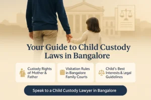 Child custody laws in Bangalore – legal rights of parents, child visitation rules, and custody lawyer consultation after divorce