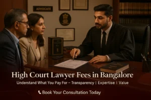 High Court lawyer fees Bangalore