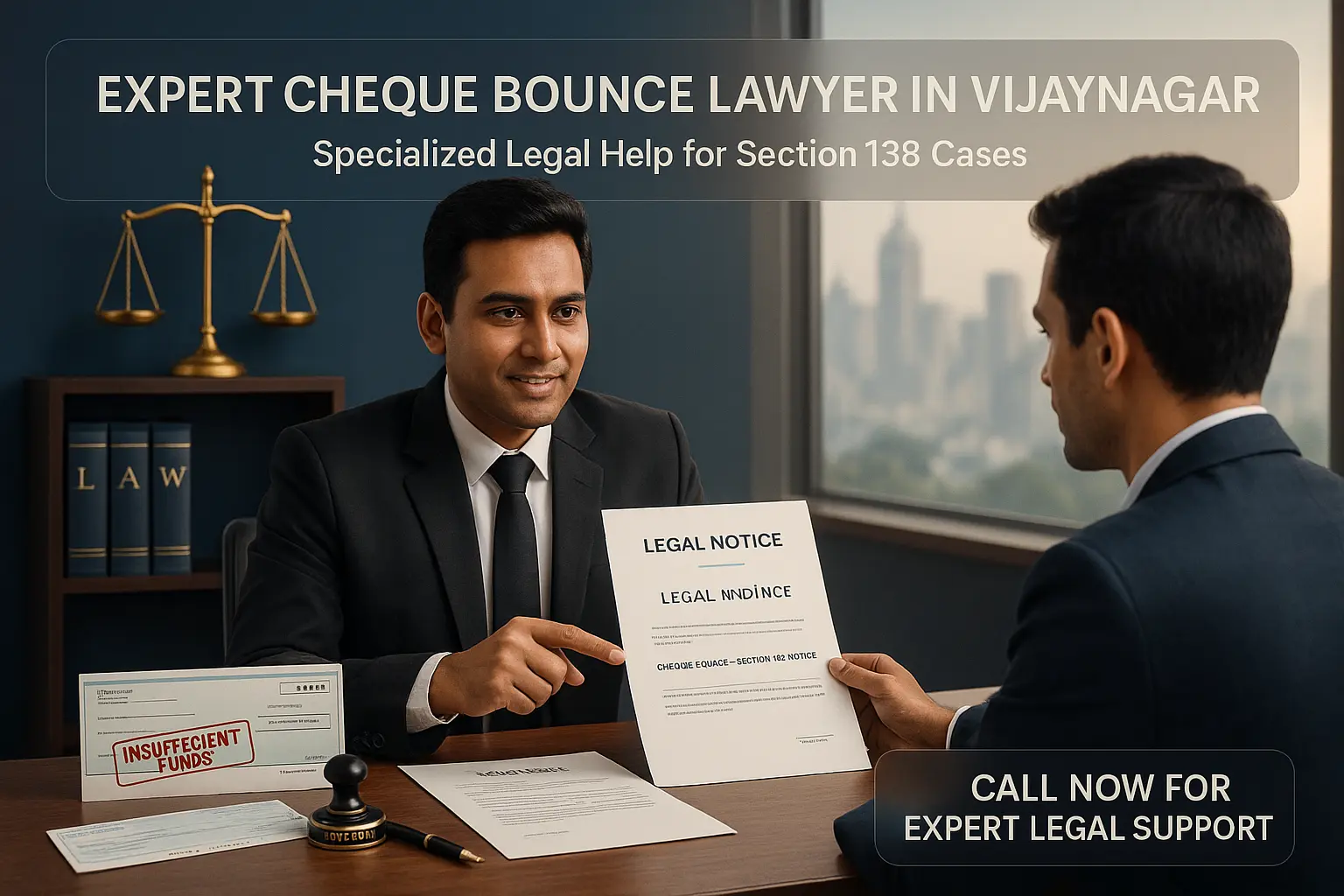 Cheque Bounce Lawyer in Vijaynagar