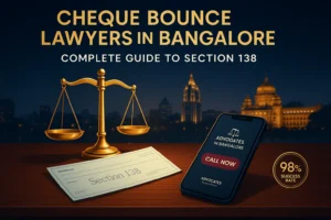 Cheque Bounce Lawyers in Bangalore