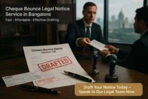 cheque bounce notice service in bangalore