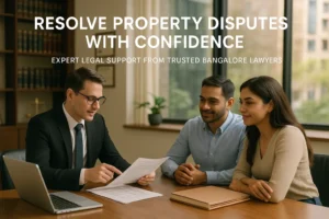 Property Disputes Lawyers in Bangalore