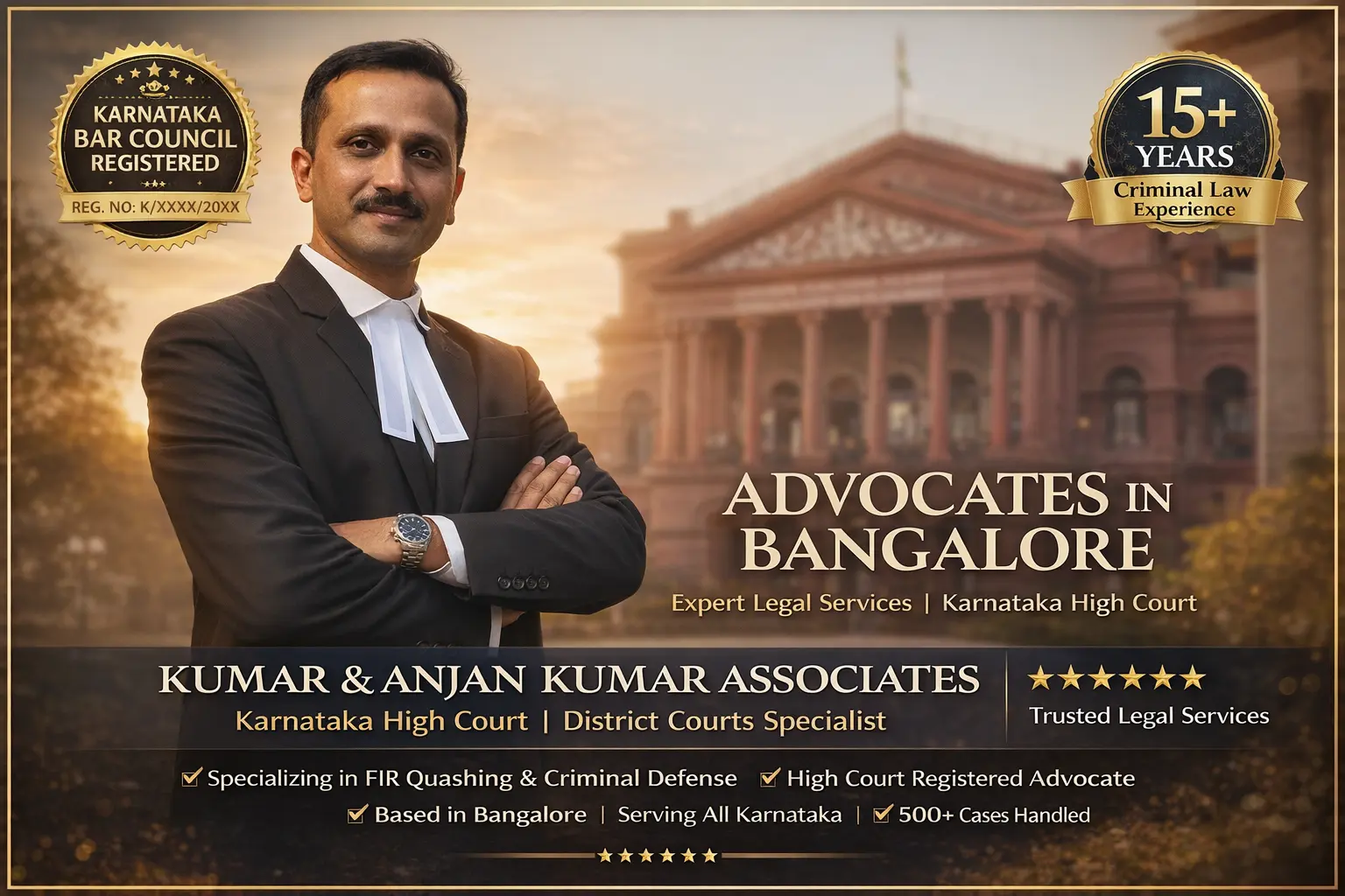 Advocate in bangalore/ Kumar & Anjan Law Associates