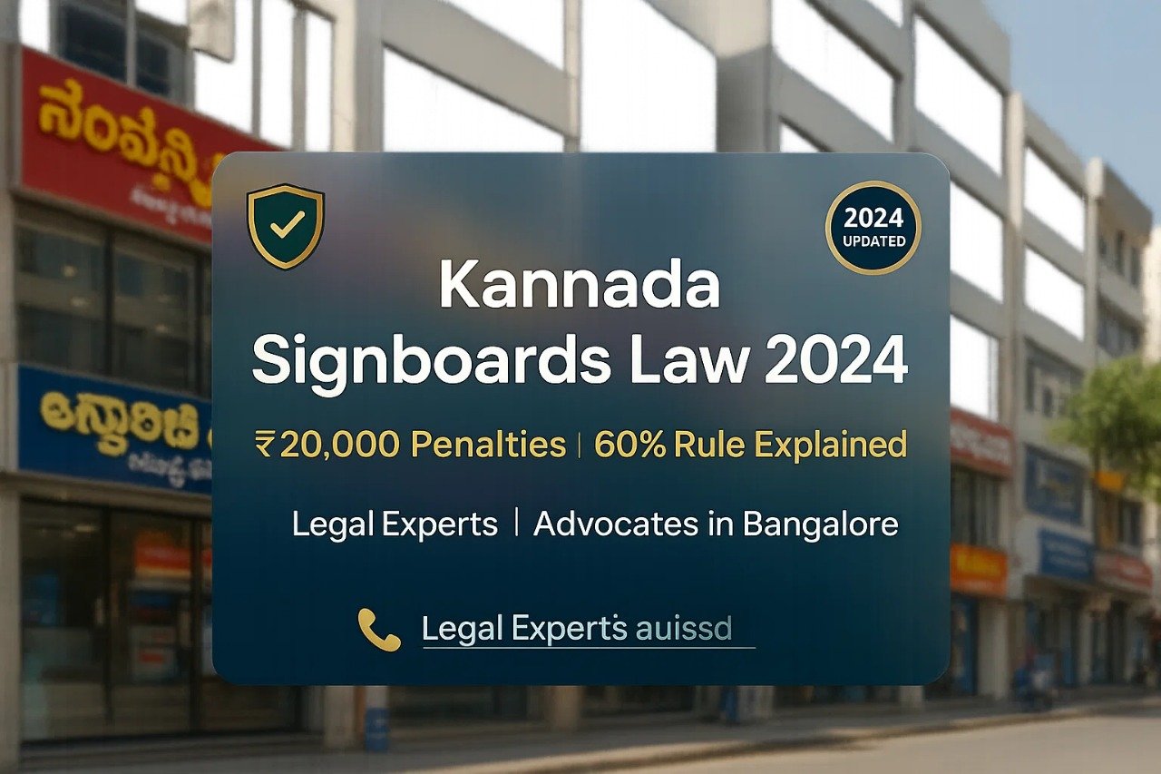Kannada Signboards Law in Karnataka