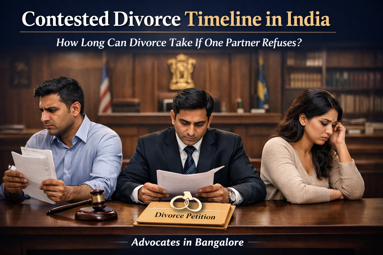 contested divorce timeline in India